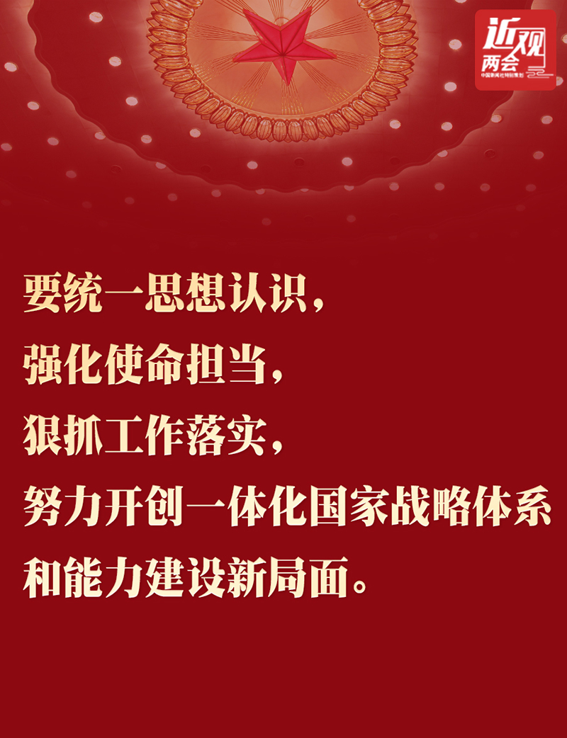 习近平：努力开创一体化国家战略体系和能力建设新局面